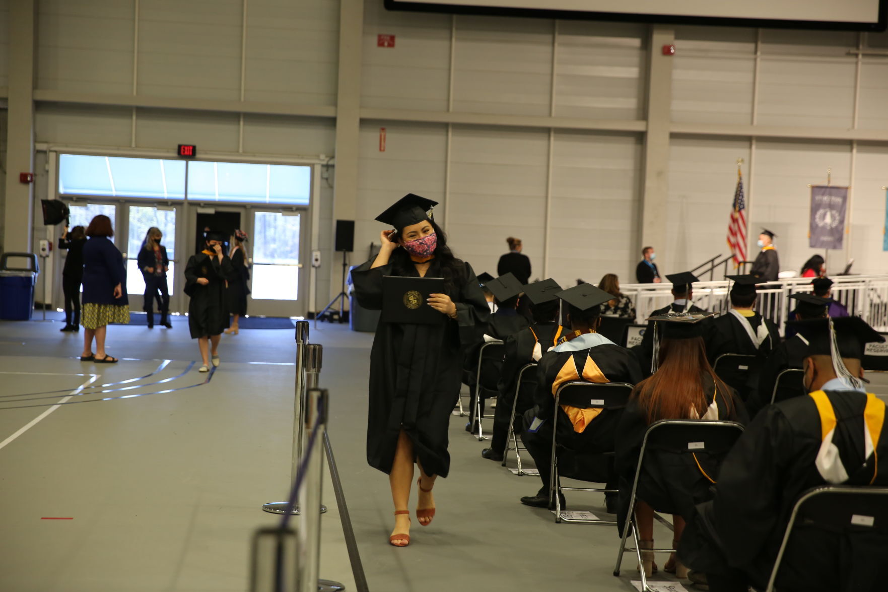 Stockton University commencement Tuesday, May 11, 2021 at the Galloway Township campus